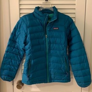 Patagonia Girls Turquoise Jacket